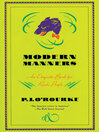 Cover image for Modern Manners
